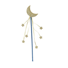 Load image into Gallery viewer, Moon and Stars Glitter Wand