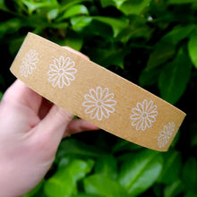 Load image into Gallery viewer, White Flower 24mm wide paper tape