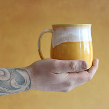 Load image into Gallery viewer, Speckled Yellow Glosters Handmade Mug