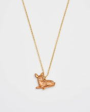 Load image into Gallery viewer, Resting Fawn Gold Chain Necklace