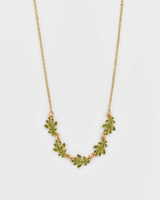 Load image into Gallery viewer, Oak Leaf Gold Choker Necklace