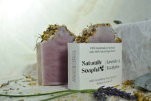Load image into Gallery viewer, Lavender & Eucalyptus Handmade Soap Bar