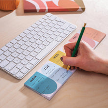 Load image into Gallery viewer, Keyboard Weekly Planner Pad | Nature Arches