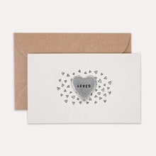 Load image into Gallery viewer, 'Loved' Heart Tiny Token Card