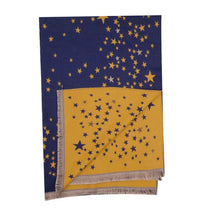 Load image into Gallery viewer, Starry Night scarf in navy