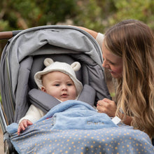 Load image into Gallery viewer, Baby Travel Blanket - Midnight Stars