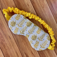 Load image into Gallery viewer, Yellow Foliage Sleep Mask