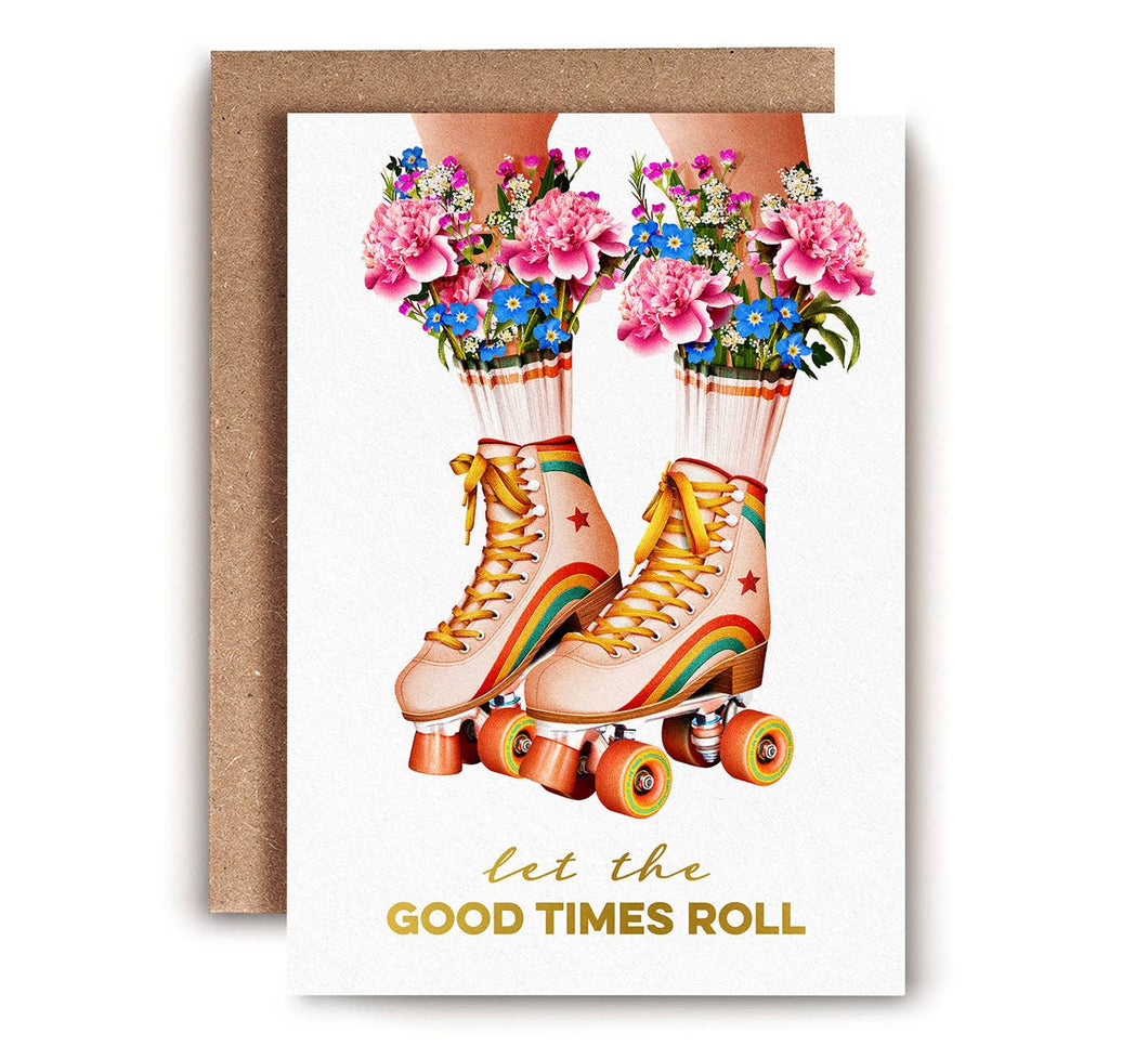 Let The Good Times Roll Birthday card