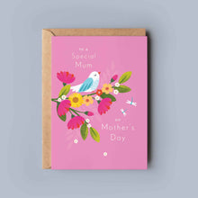 Load image into Gallery viewer, Special Mum Bird & Flowers Mother's Day