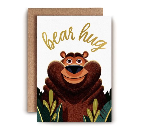 Bear hug card