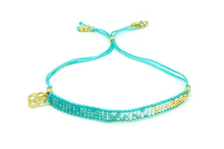 Rumours Turquoise Ombre Beaded Friendship Bracelet
