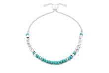 Load image into Gallery viewer, Tersina Turquoise & Silver Bracelet
