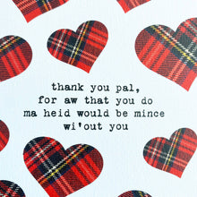 Load image into Gallery viewer, Thank You | Scottish Greeting Card | Thank You Card | Scottish Humour