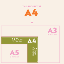 Load image into Gallery viewer, A4 Weekly / Monthly Planner Pad | Work Hard, Play Nice