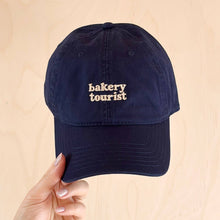 Load image into Gallery viewer, Bakery Tourist - Cotton Baseball Cap - Navy Blue