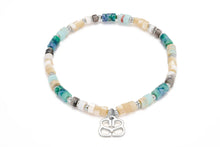 Load image into Gallery viewer, Breeze Neutral Silver Gemstone Bracelet
