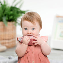 Load image into Gallery viewer, Neckerchew Teething Dribble Bib - Rainbow Rose