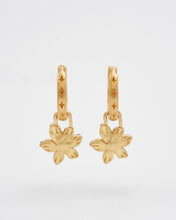 Load image into Gallery viewer, Nightshade Gold Huggie Earrings