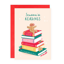 Load image into Gallery viewer, Bookish Christmas Card