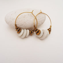 Load image into Gallery viewer, Consta - krobo hoop earrings
