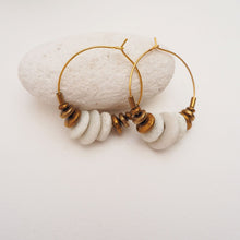 Load image into Gallery viewer, Consta - krobo hoop earrings