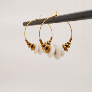 Consta - krobo hoop earrings