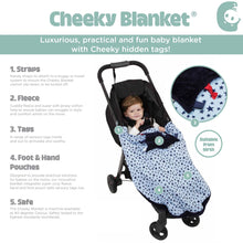 Load image into Gallery viewer, Baby Travel Blanket - Cheeky Animals