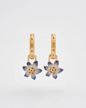 Load image into Gallery viewer, Nightshade Gold Huggie Earrings