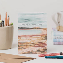 Load image into Gallery viewer, Scottish Beach Anniversary Card