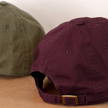 Load image into Gallery viewer, Mince Pie Appreciation Society - Cotton Baseball Cap - Burgundy