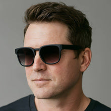 Load image into Gallery viewer, Taylor Matt Black ECO Friendly Sunglasses