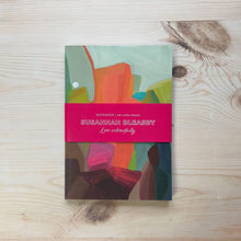 Load image into Gallery viewer, Green and orange abstract notebook | A5 Notebooks