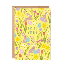 Load image into Gallery viewer, Spring Bunny & Floral Patterned Easter Card