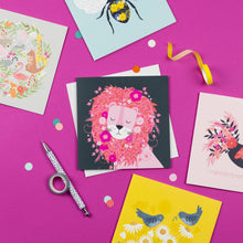 Load image into Gallery viewer, Blank Greetings Card | Yellow Bird Art Card