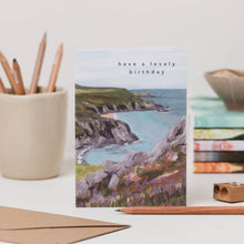 Load image into Gallery viewer, Cornwall Beach Have a Lovely Birthday Card