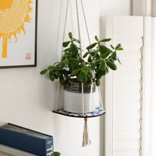 Load image into Gallery viewer, Hanging Plant Shelf - Blue Primrose