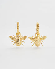 Load image into Gallery viewer, Bee Huggie Earrings