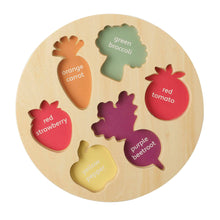Load image into Gallery viewer, Happy Veggies Wooden Puzzle