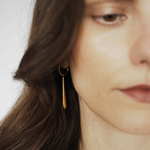 Load image into Gallery viewer, Kira - long teardrop earrings - stainless steel or gold plated