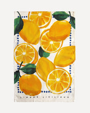 Load image into Gallery viewer, Lemons tea towel