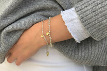 Load image into Gallery viewer, Nash grey and bee charm friendship bracelet