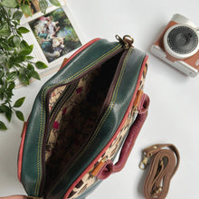 Load image into Gallery viewer, Maggie Brown Spot Upcycled Leather Handbag