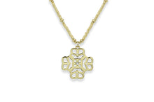 Load image into Gallery viewer, Icon Gold Beaded Pendant Necklace

