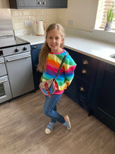 Load image into Gallery viewer, Olivia Royal Blue Leopard Upcycled Leather Handbag