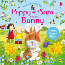 Load image into Gallery viewer, Poppy and Sam and the Bunny (finger puppet board book)