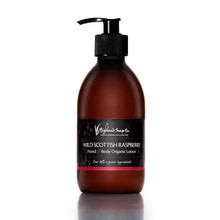 Load image into Gallery viewer, Wild Scottish Raspberry organic hand and body lotion