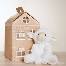 Load image into Gallery viewer, Lottie The Plush Sitting White Lamb 22 cm