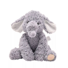 Load image into Gallery viewer, Ethel The Plush Sitting Grey Elephant 22 cm