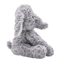 Load image into Gallery viewer, Ethel The Plush Sitting Grey Elephant 22 cm