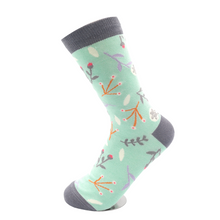 Load image into Gallery viewer, Miss Sparrow ladies bamboo socks dandelion mint